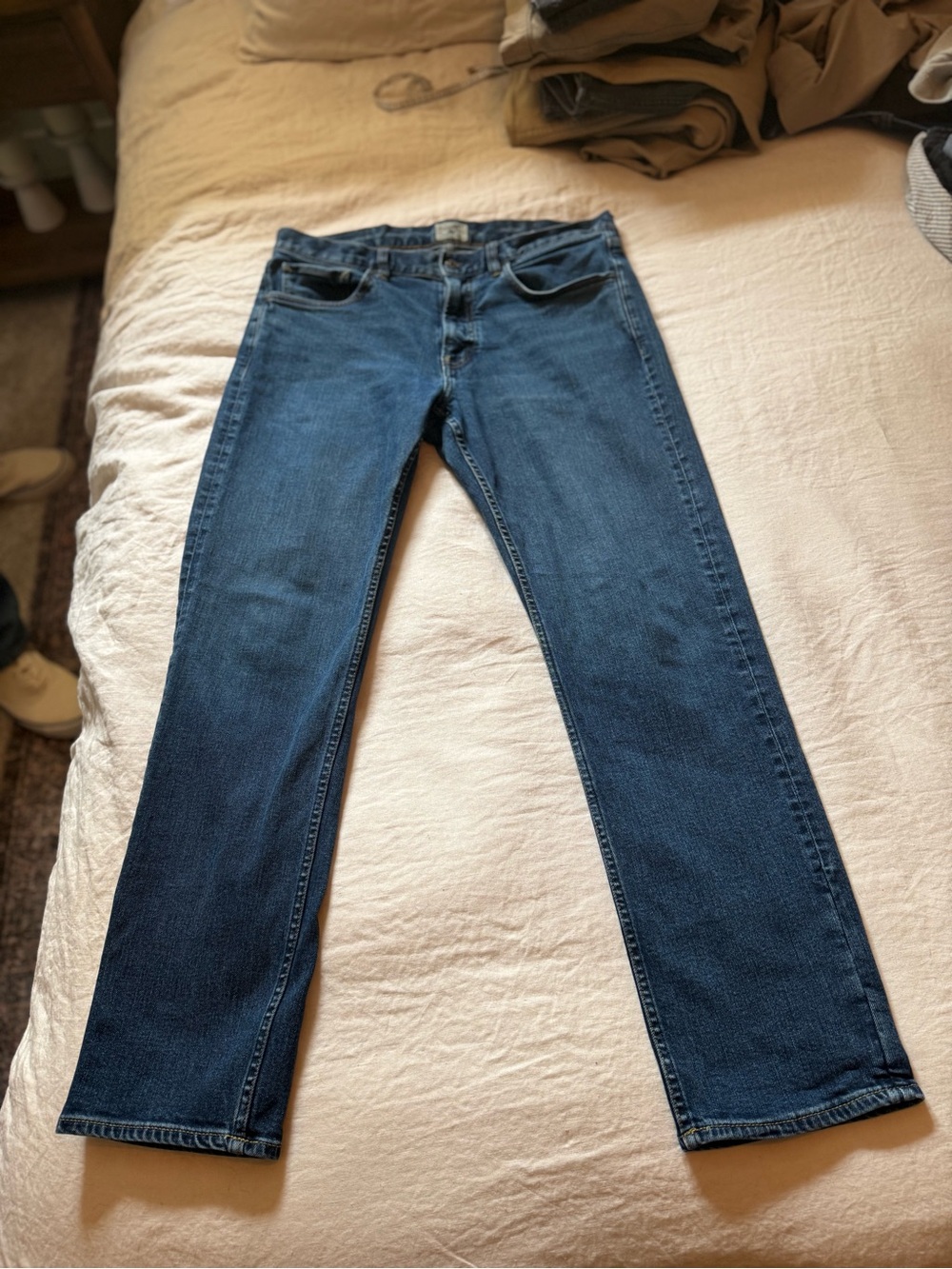 Faherty Men's Slim Straight-Leg Jeans
